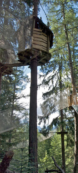 une cabane perchée